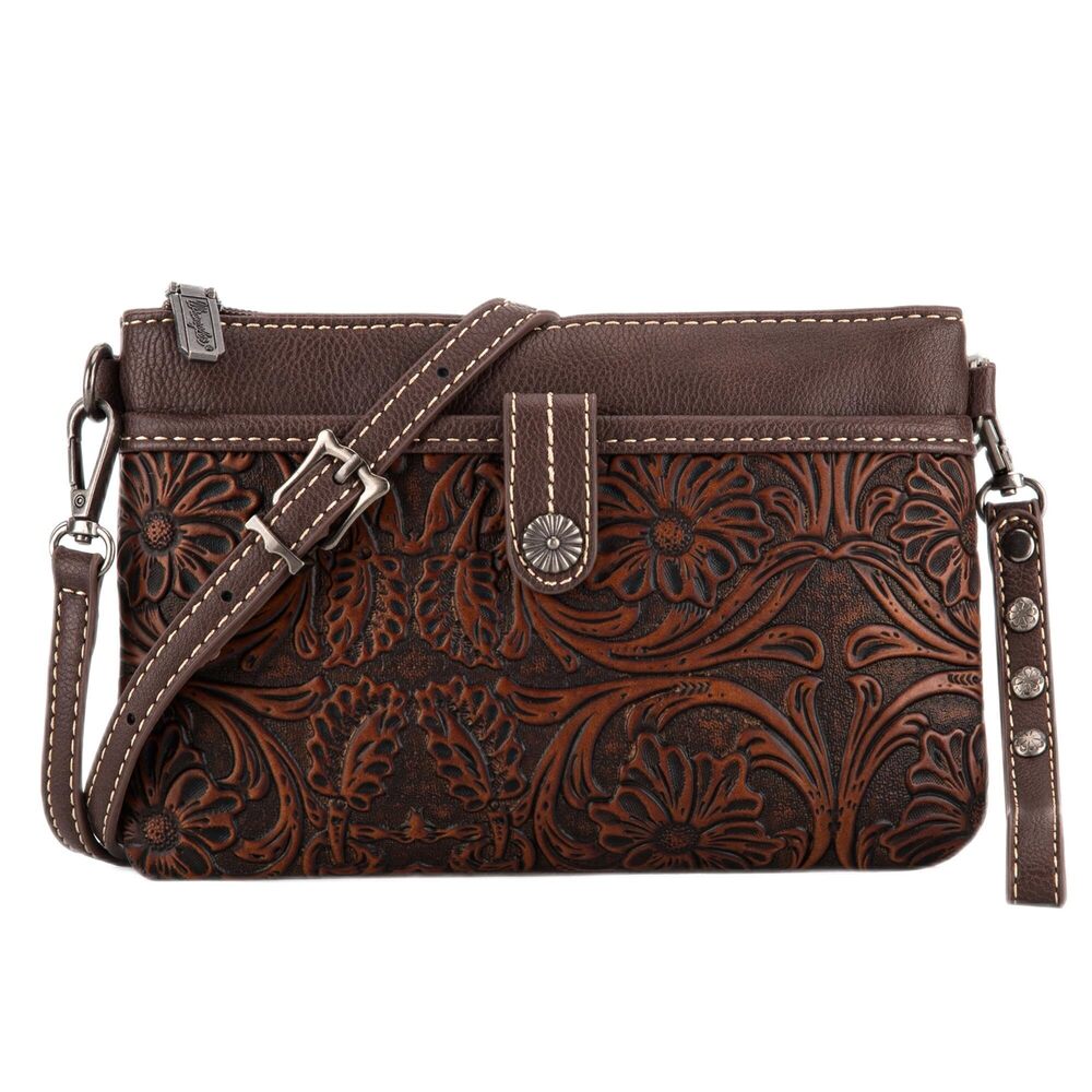 8332 Wrangler Clutch Wristlet Purse Western Crossbody Bags WG85-181CF